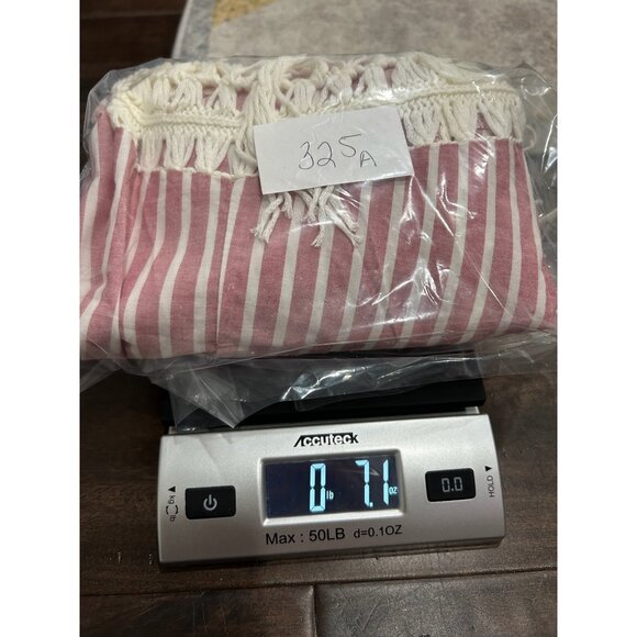 Indigo Thread Co. Striped Open Front Fringe Vest Crochet Details Sz XL - Picture 9 of 9